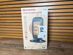 Daewoo 1200W Halogen Heater
