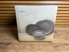 12 Piece Stoneware Dinner Set