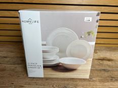 Homelife 12 Piece Porcelain Dinner Set