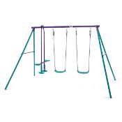 Plum Jupiter Swing Set