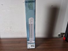 Daewoo 30inch Slimline Tower Fan White