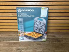 Daewoo 4 Portion Sandwich Toastee