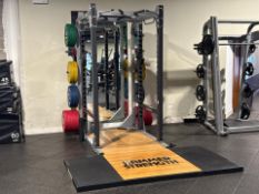 Hammer Strength Spot Rack And Deadlift Pad