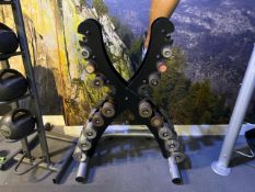 Escape Dumbbell Rack And Dumbbells