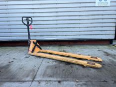 Manual Pallet Truck - 2000Kg - 2M - Braked. S/N: J24072934-1/032-THX22107 - No Reserve