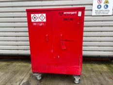 Flamstor Cabinet - Large C/W Wheels. S/N: 458B-THX21766 - No reserve