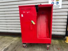 Flamstor Cabinet - Large C/W Wheels. S/N: 339-THX14338 - No reserve