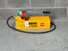 REMS Push Preassure Test Pump - THX19374 - No Reserve