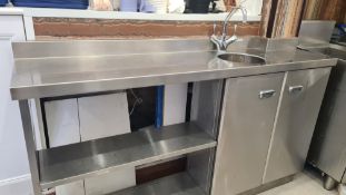 Stainless Steel Sink w/ Cabinets - Next Bid Meets Reserve