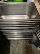 Stainless Steel Gastronorm Containers - No Reserve