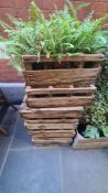 6 x Solid Wood Box (Potato Crate) - No Reserve