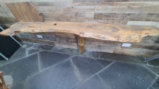Solid Wood Shelves/Bar