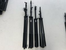 Assorted Black Metal Tripod x4 - No Reserve