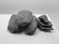 Assortment Of Plastic Grey Rocks - No Reserve