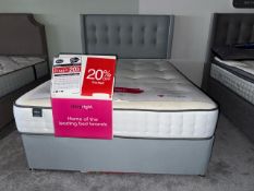 Silentnight 4 Drawer 5ft Divan - No Reserve