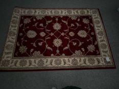 Fable Red Cream 160cm x 230cm Rug - No Reserve