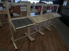 4 x Vinyl Display Stands - No Reserve