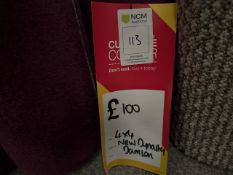 Carpet Remnant New Dynasty Damson 4m x 4m - No Reserve