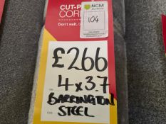 Carpet Remnant 4m x 3.7m Barrington Steel - No Reserve