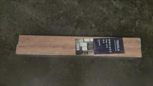 Uniclic Tegola Rich Chestnut Oak Laminate Flooring x 5 Boxers Of 9pcs - No Reserve