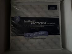 Protect My Bed Bamboo Single Mattress Cover - No Reserve
