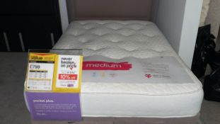 Vicenza 5ft Kingsize Mattress - No Reserve