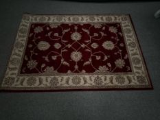 Fable Red Cream 160cm x 230cm Rug - No Reserve