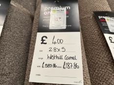 Carpet Remnant Westhill Camel 2.8m x 5m - No Reserve