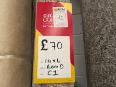 Carpet Remnant D 1.4m x 4m - No Reserve
