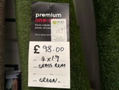 Artificial Grass Remnant 1.9m x 4m - No Reserve