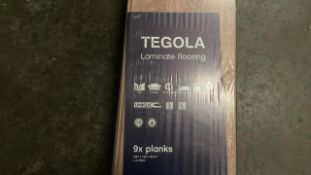 Uniclic Tegola Laminate Flooring x 5 Boxers Of 9pcs - No Reserve