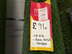 Artificial Grass Remnant 1.8m x 4m - No Reserve