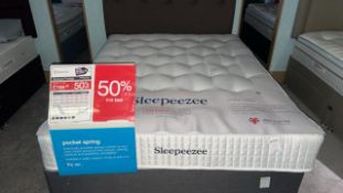 Sleepeezee Backcare Prestige 5ft Kingsize Mattress - No Reserve