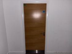 Single Wood Fire Door
