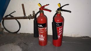 x2 Fire Extinguishers (CO2)