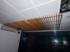 Wood Slat Ceiling Decoration