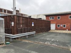 Wooden Fence With Spike Strip