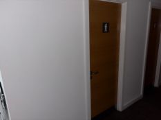 Wooden Door With Metal Kick Plate