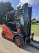 2012 Linde H40D Diesel Forklift Truck with Full Full Free Lift Mast, 6908 Miles