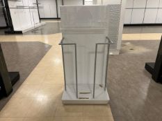 Wooden Metal Frame Display Unit