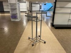 Metal Display With Four Hangers
