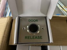 Box Of Flush Stainless Steel No Touch Infa-Red Exit Buttons