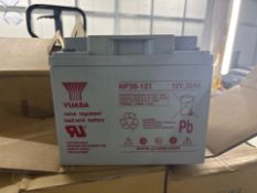 Yuasa NP38-12I Lead Battery x2