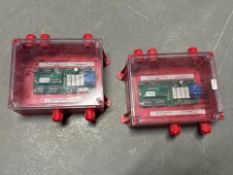 Pair Of Action Air Smoke Fire Damper Interface Units