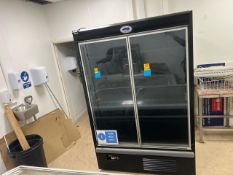 Capital Cooling Black Two Door Food Display Fridge