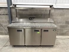 Foster Triple Door Prep Counter FPS3GR, Direct from Greggs @ Asda