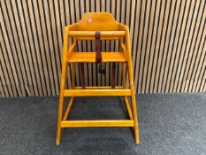 Bolero Wooden High Chair