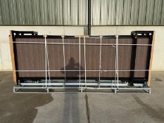 Unused 13ft Electric Sliding Cantilever Gates, Composite Finish (COFFEE) with Motor and Remotes