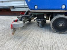 Contractor Floor Cleaning Machine powers on Approximate Dimensions: Height - 106cm Width - 85cm D