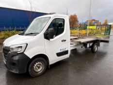 Renault Master Car Transporter Diesel 6 Speed Manual 3500kg Revenue Weight Flatbed Back With Ramp